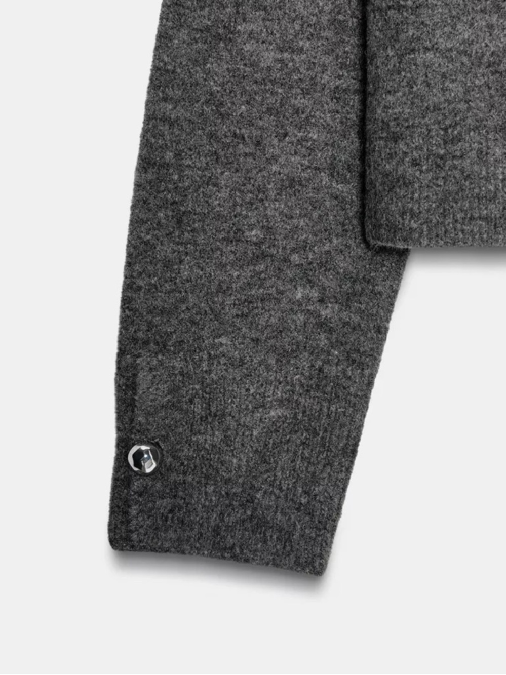 Zara Soft Knit Button Sweater - Picture 6 of 6